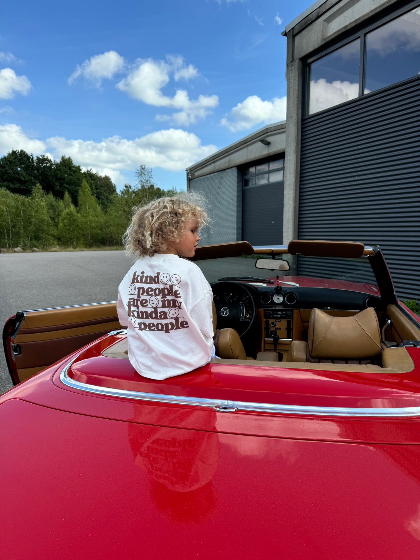 Kind People Tee Brown