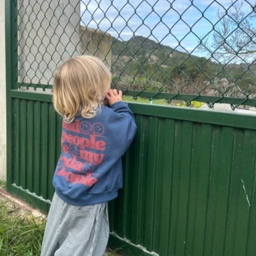 Kind People Sweatshirt Navy