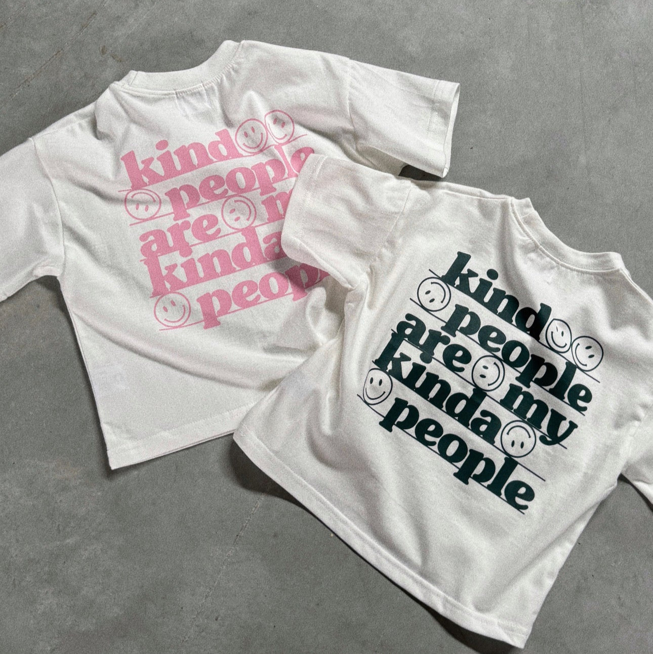 Kind People Tee Green