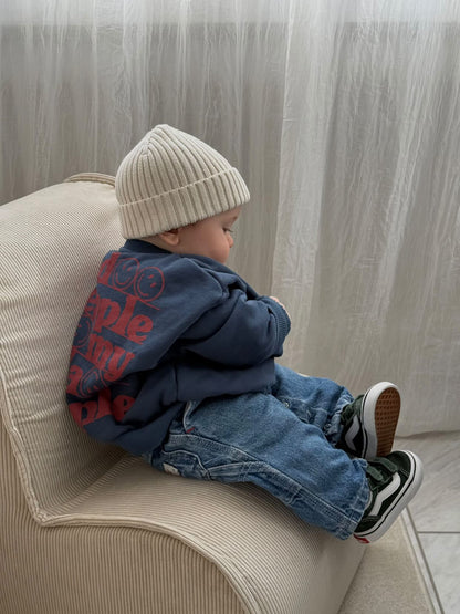 Kind People Sweatshirt Navy