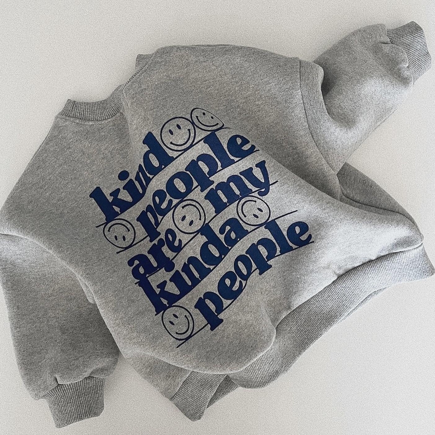 Kind People Sweatshirt Blue