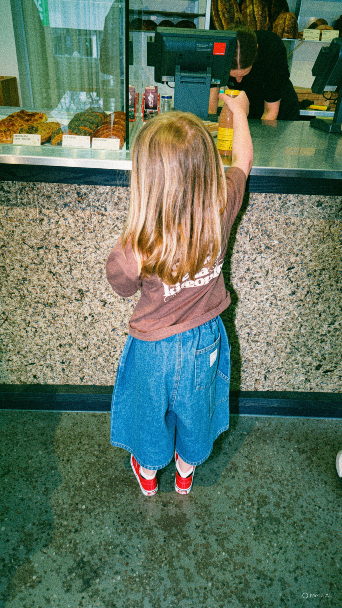 Skater denim shorts