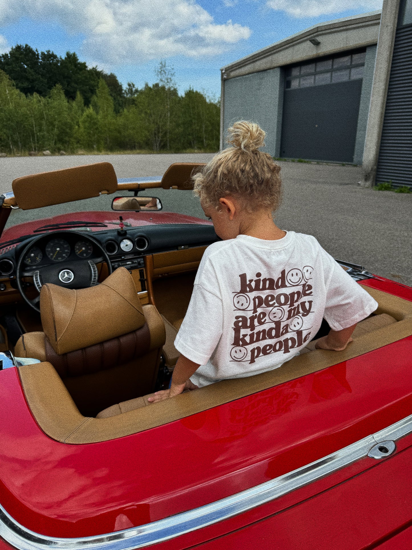 Kind People Tee Brown