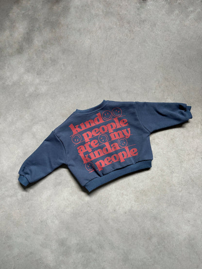 Kind People Sweatshirt Navy