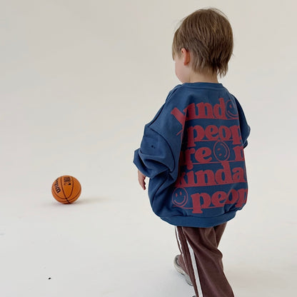 Kind People Sweatshirt Navy