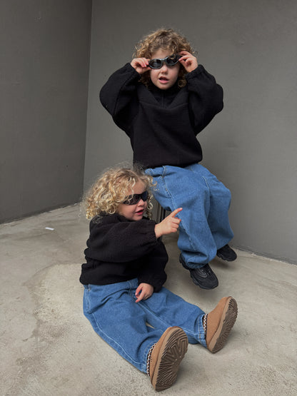 Teddy Pullover Black