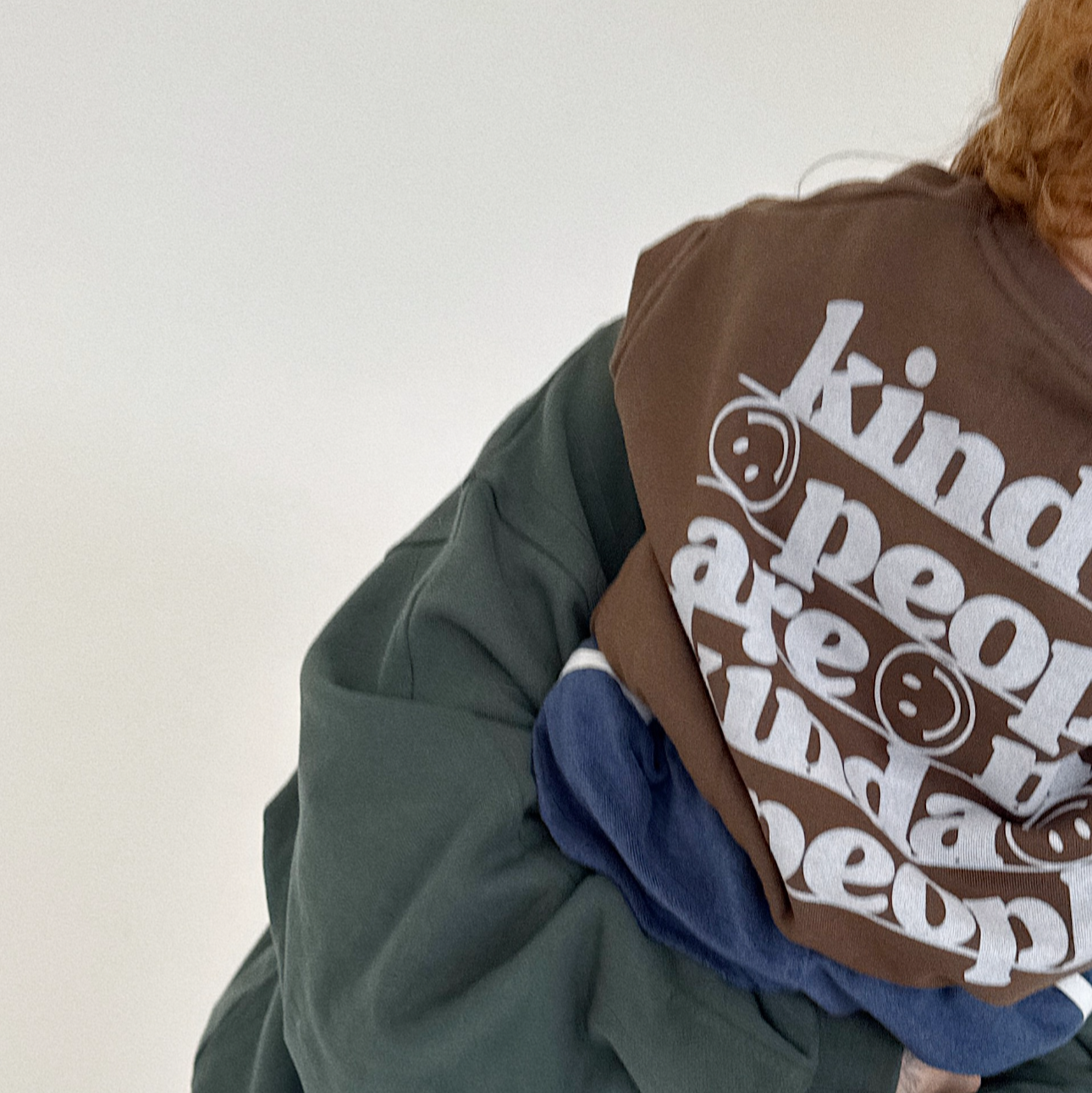 Kind People Sweatshirt Brown