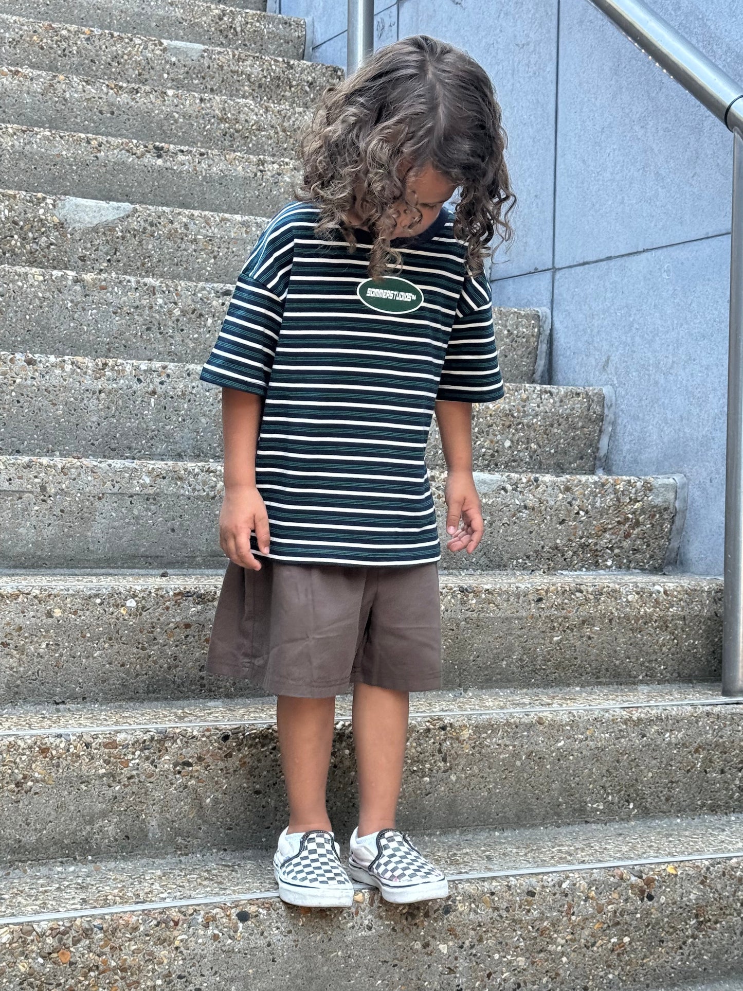 Green Stripe Tee