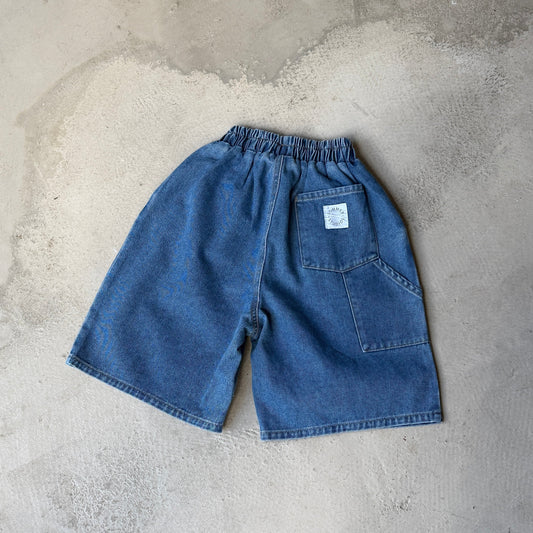 Skater denim shorts