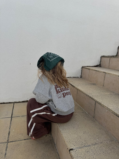 Kind People Sweatshirt Brown