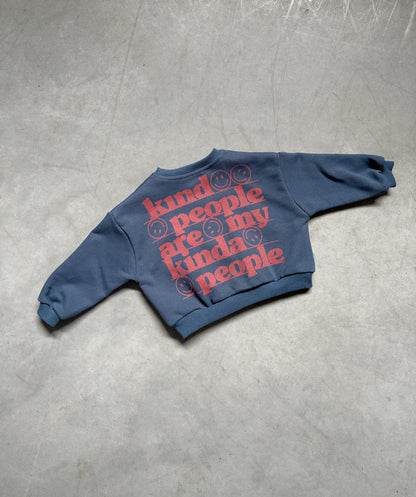 Kind People Sweatshirt Navy