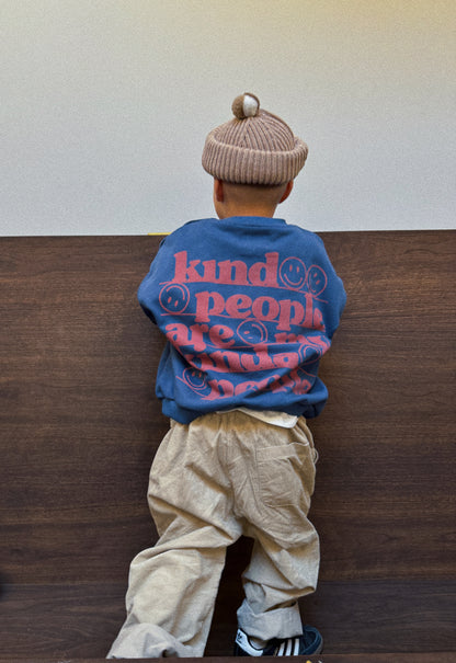 Kind People Sweatshirt Navy