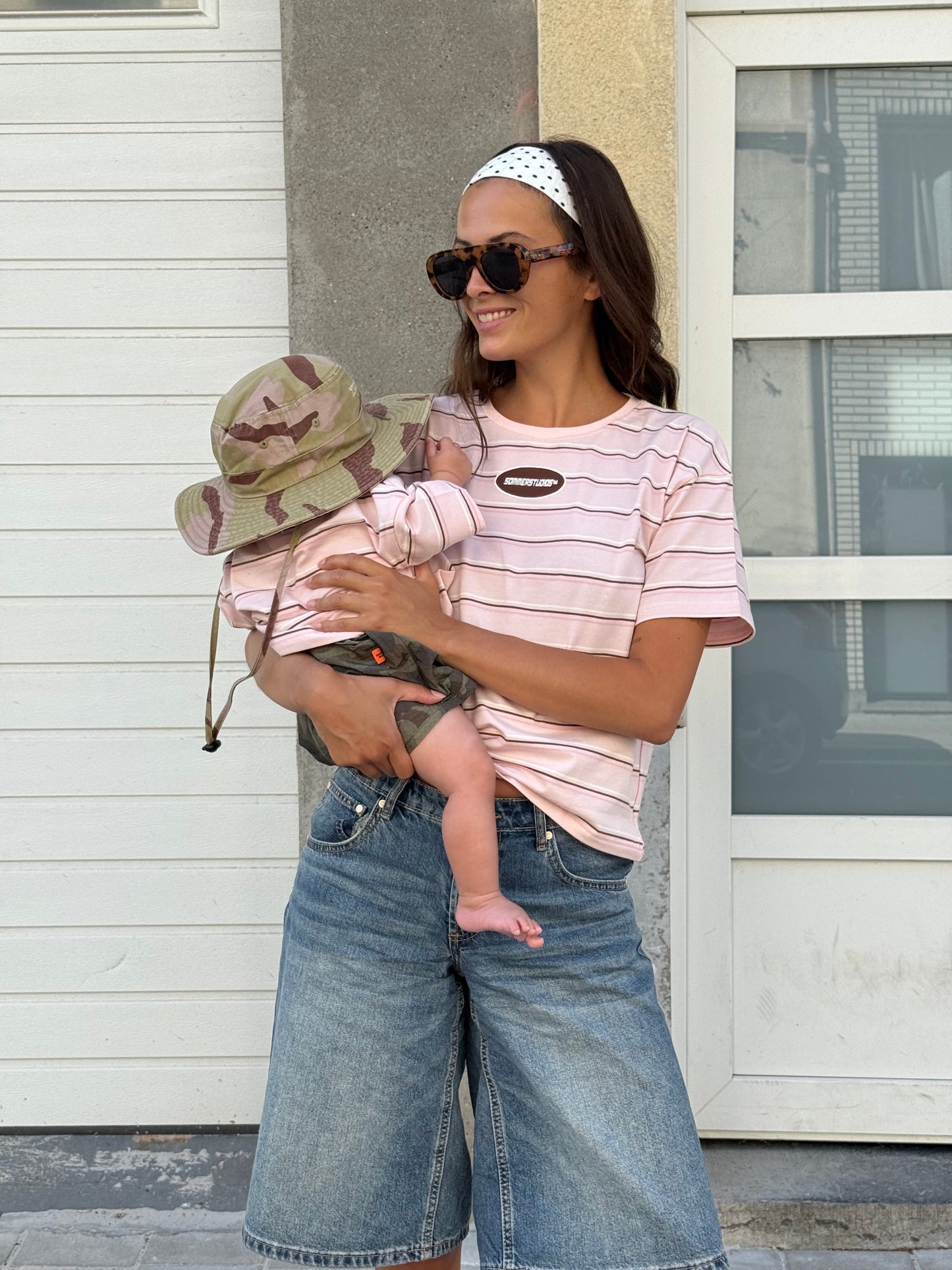 Pink Stripe Tee