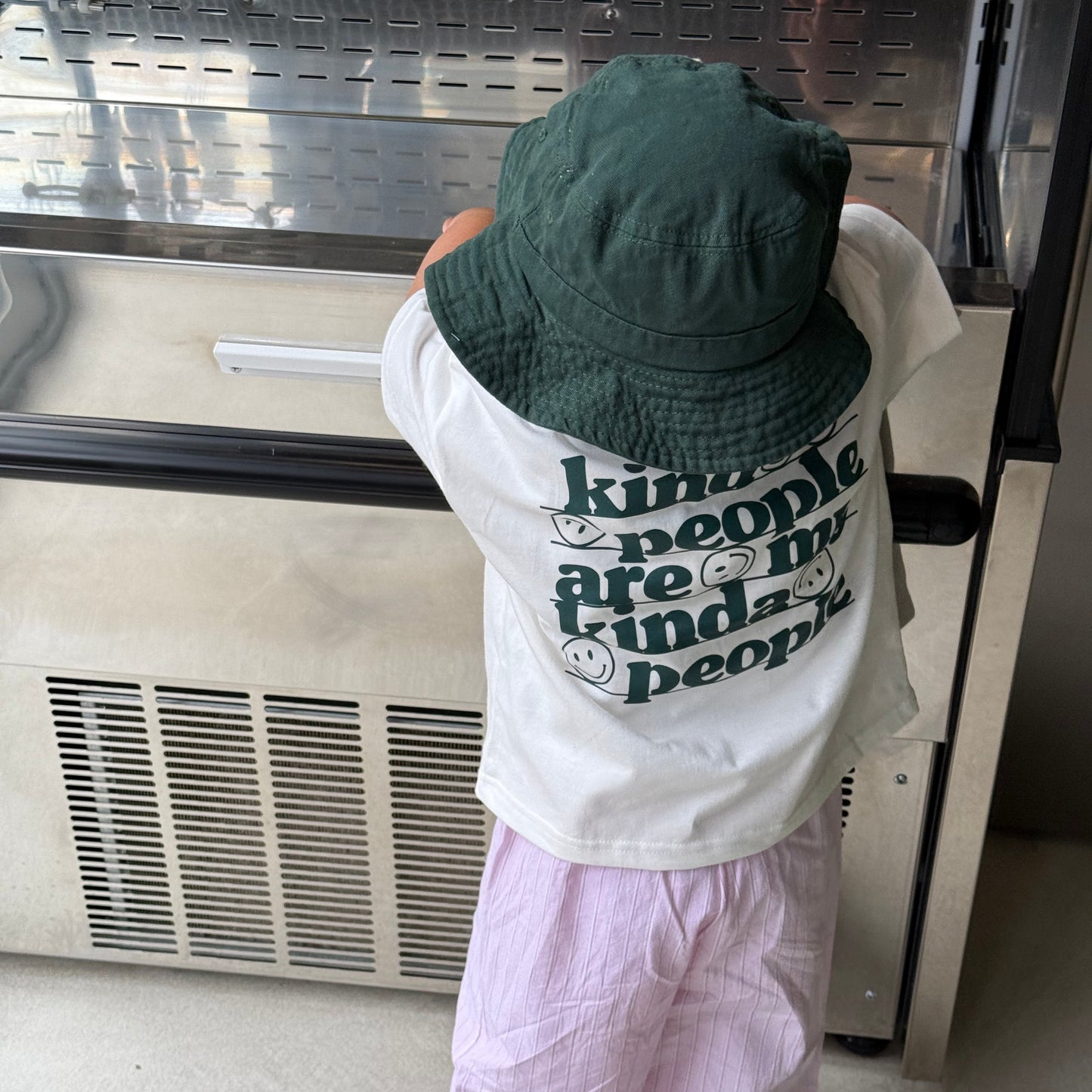 Kind People Tee Green